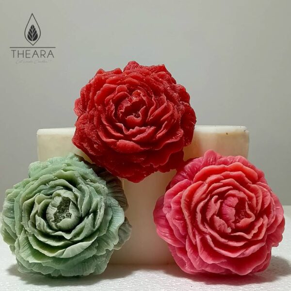 Peony Silicone Candle Mould