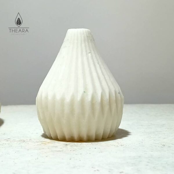 Striped Vase Pillar Silicone Candle Mould