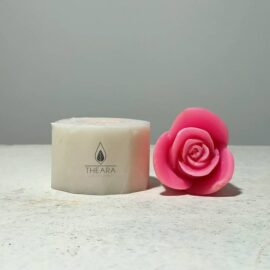 Medium Round Rose Silicone Candle Mould