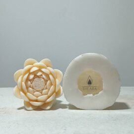 Flat Lotus Silicone Candle Mould
