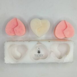 Broken heart Toppings Silicone Candle Mould